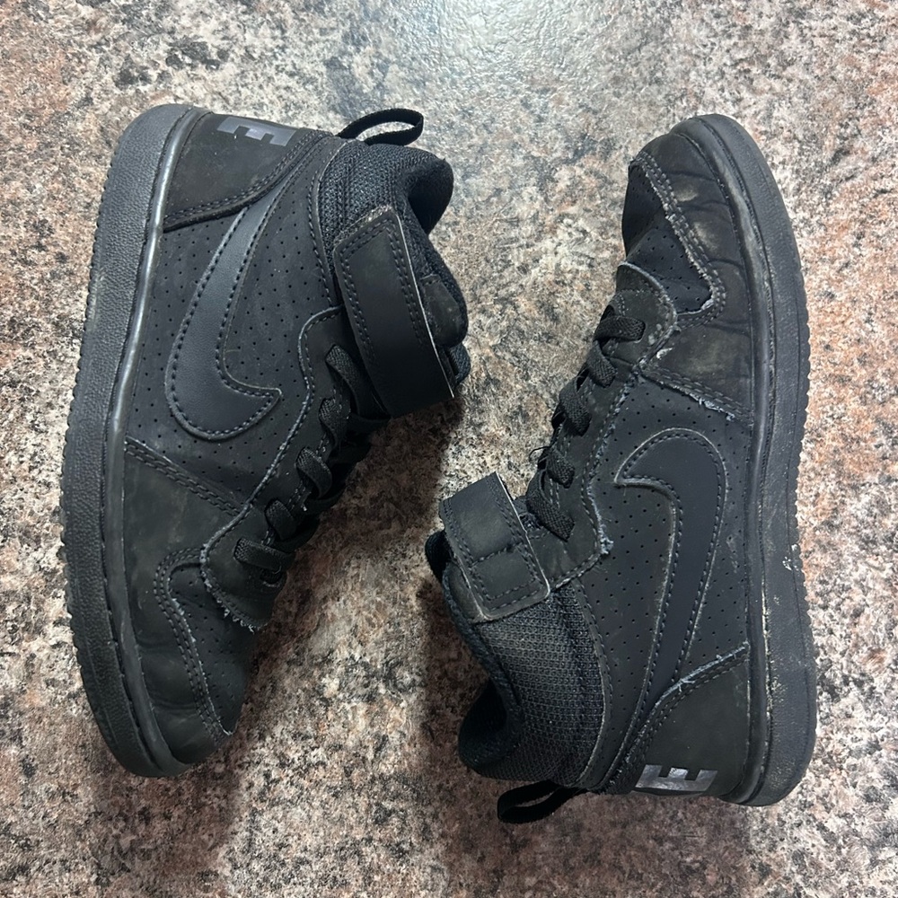 Nike Kids Black High-Top Sneakers